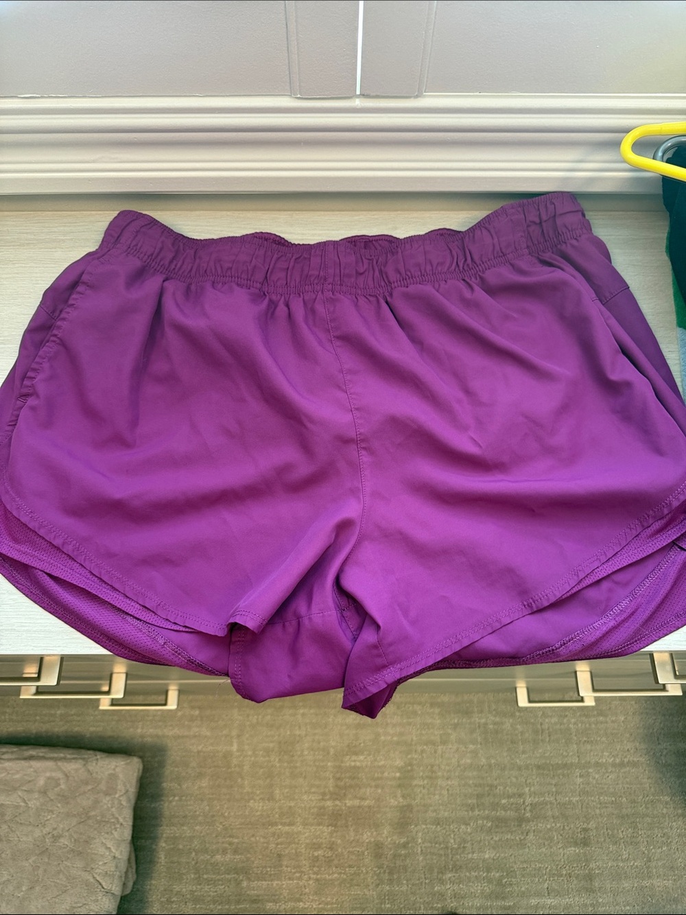 Athletic Works Purple Women's Athletic Shorts